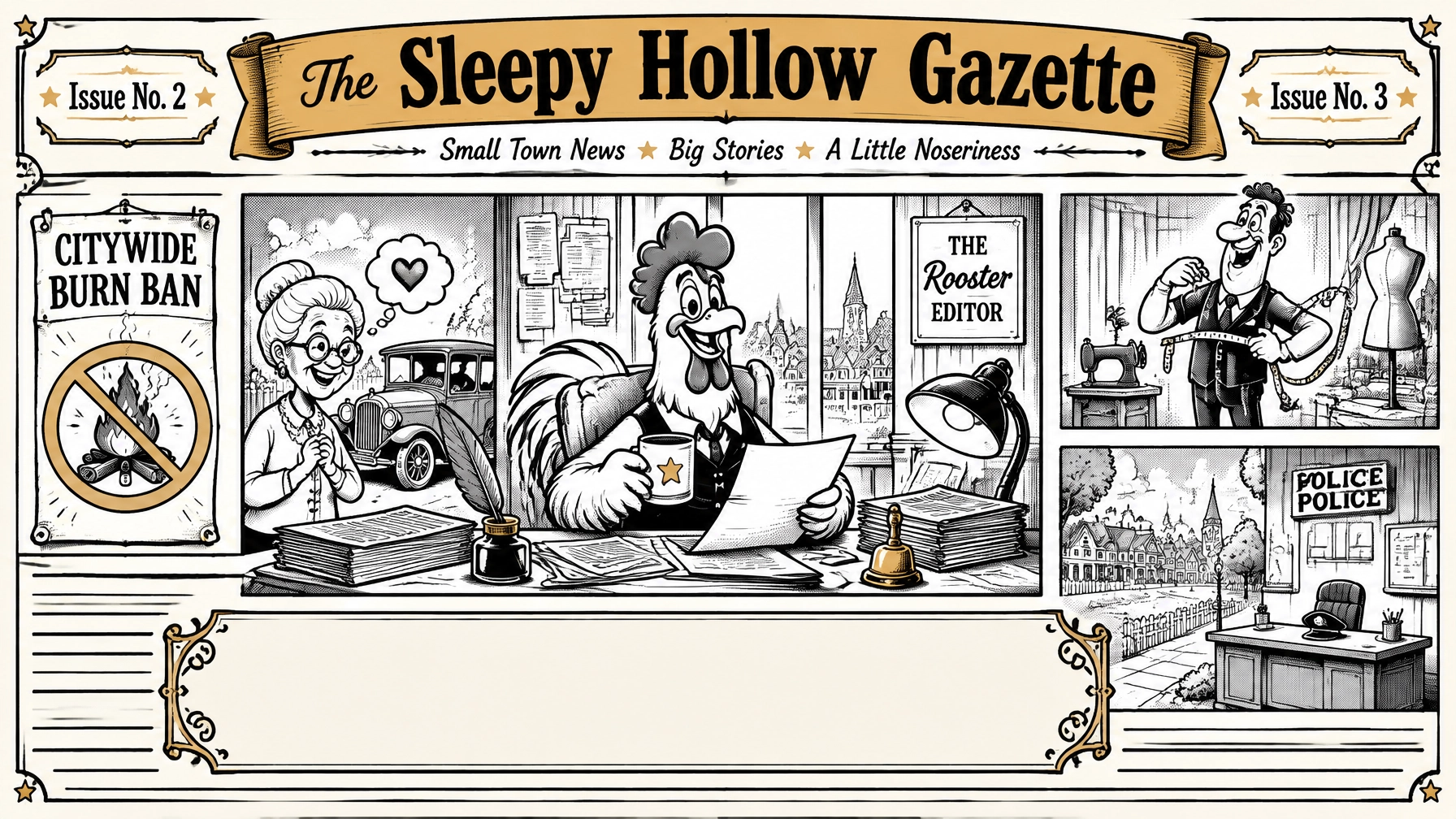Extra! Extra! The Hollow News Hits Issue No. 2 and No. 3